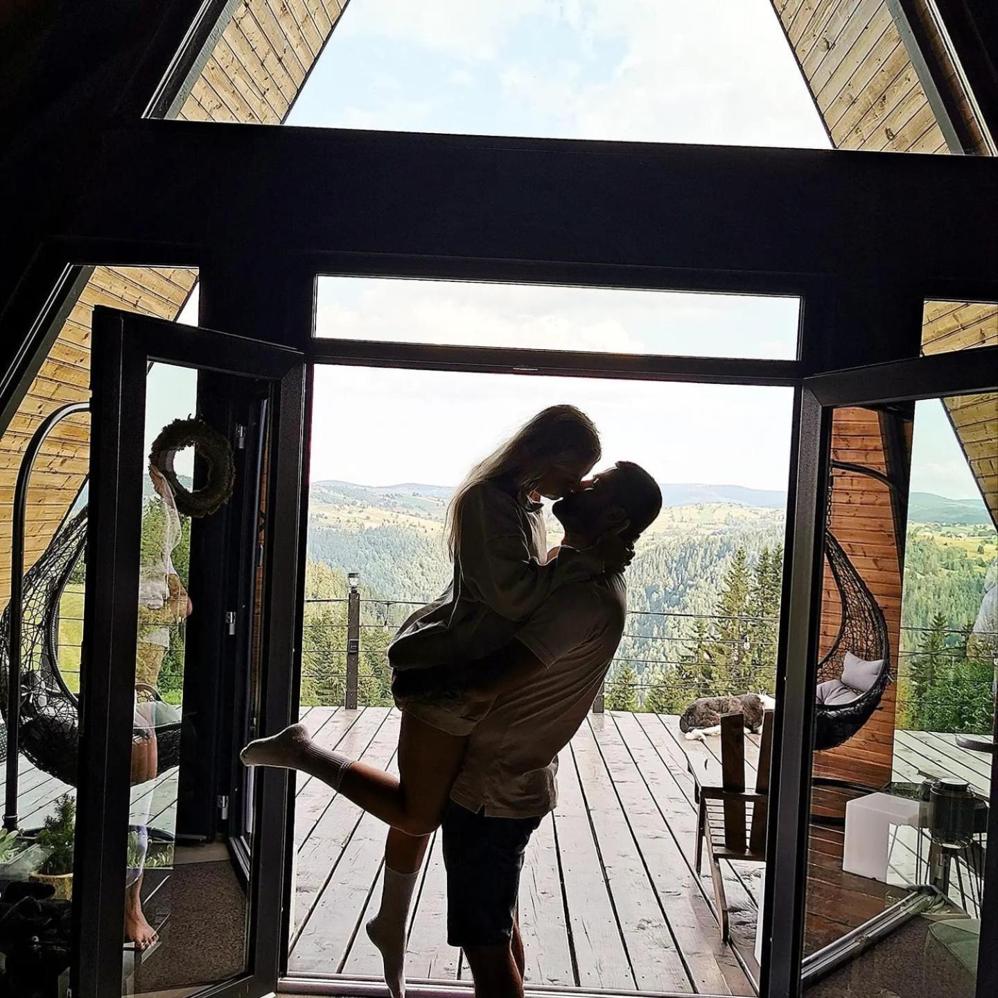 Nordik Cabin - Aframe With 2 Bedrooms Mărişel Extérieur photo